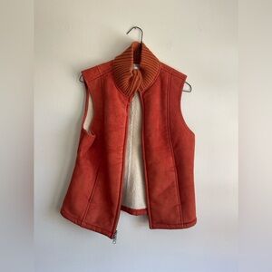 Burnt orange vest